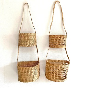 Panier en paille de mer pour le rangement des fruits et légumes, organisateur en herbe de mer naturelle, paniers suspendus - Product Image 6