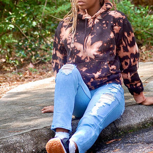 Sweat-shirts en molleton 100% coton à manches longues avec cordon de serrage et poche, coupe classique, imprimé strass, pour hommes, vêtements personnalisés par les fabricants - Product Image 2