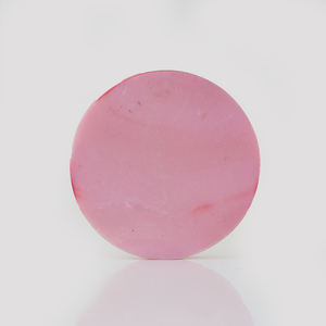 100% naturel rose à facettes coupe vadrouille pierre précieuse semi-précieuse forme de plaque ronde en vrac pour la fabrication de bijoux au prix de gros - Product Image 3