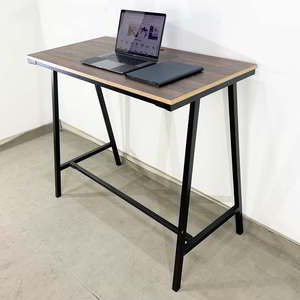 <b>Solid</b> <b>Wood</b> Antique Design Style 120x60x105cm Standing <b>Desk</b> A-Frame Legs Dual Motor Assembly Required for Bedroom Use STD68033 - Product Image 4