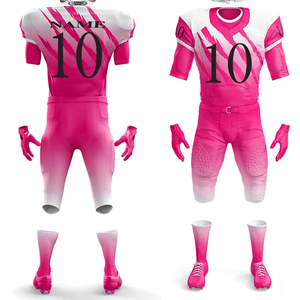 Nuevo diseño de uniforme de fútbol americano, peso ligero, reversible, transpirable, de secado rápido, Jersey de manga corta, técnicas impresas - Product Image 6