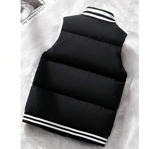 Chaleco acolchado de algodón de invierno para hombre, chaleco cálido para deportes al aire libre, diseño acolchado con cuello en V, ropa de abrigo de lona ligera - Product Image 2