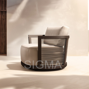 Set divano da salotto <span class=keywords><strong>in</strong></span> <span class=keywords><strong>alluminio</strong></span> per esterni da giardino set divano set di servizi personalizzati mobili da soggiorno - Product Image 5