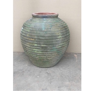 Antiguo grande clásico tradicional Vintage urna olla fábrica directa de Vietnam hogar jardín flor maceta tradicional Plas diseño - Product Image 4