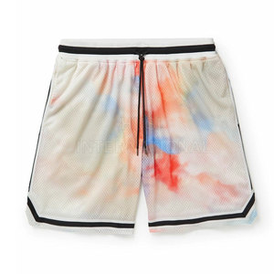 Short en maille Logo personnalisé Short d'entraînement pour hommes Shorts d'été Fitness Sports Basketball Gym Shorts pour hommes avec poche - Product Image 1