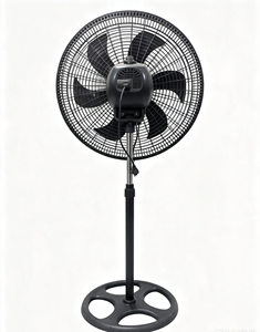 Rising 18–28.9 In Oscillating Pedestal <b>Fan</b> With Adjustable Height And 5 Blades For Household Use - Product Image 2
