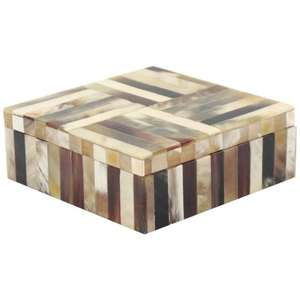 Caja de Joyería Rectangular de Bambú con Incrustaciones de Hueso, Hecha a Mano, Decorativa, de Alta Calidad, Últimos Diseños, Duradera, Portátil - Product Image 5