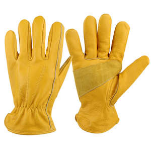 Guantes de cuero anticorte de alta calidad de fabricantes directos de fábrica para invierno Guantes de trabajo de seguridad con logotipo de diseño personalizado Pakistán - Product Image 1