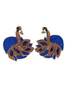 2025 alta moda al por mayor pendientes de cuentas de semillas de ganchillo hechos a mano joyería Artificial para mujer accesorios de moda - Product Image 1