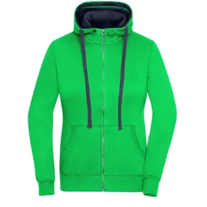 Ladies' <b>Zip</b>-<b>Up</b> Lifestyle Hoodie Personalized Promotional Sweatshirt - Product Image 4