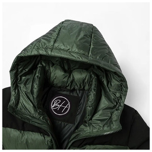 Chaqueta acolchada personalizada de alta calidad para hombre, chaqueta acolchada transpirable para otoño e invierno, chaqueta acolchada impermeable de peso pesado para hombre - Product Image 4