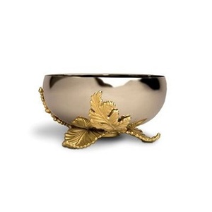 Best Quality Stainless Steel <b>Metal</b> <b>Bowl</b> With Designer Stand Christmas <b>Bowl</b> for Wedding Decorations Dessert <b>Bowls</b> for Export - Product Image 1