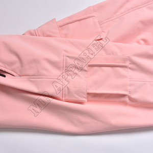 Pantalon Softshell rose clair haut à la mode avec doublure chaude en tissu coupe-vent Style neige extérieur et marque avec logo personnalisé - Product Image 4