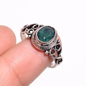 Anillo de Boda Clásico de Plata de Ley 925 con Gema de Cianita de Corte Ovalado, Regalo Perfecto para Compromiso, Aniversario o Fiesta, Anillos Finos - Product Image 3