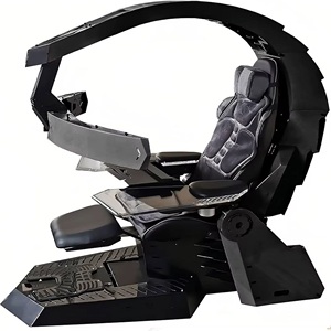 Silla de juego y trabajo de piel auténtica de alta calidad en stock - Product Image 2