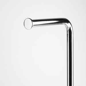 Portaescobillas de baño independiente con base ovalada cromada, incluye portarrollos de papel higiénico - Product Image 3