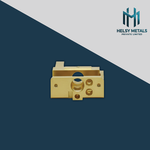 Componente Rectangular de Latón VMC Avanzado, Fresado CNC de Alta Precisión para Ensamblajes Eléctricos y Mecánicos - Product Image 5