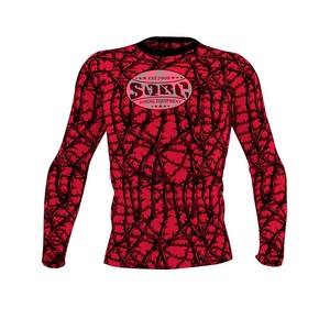 Ropa Deportiva Elástica Transpirable de Compresión con Protección Solar Unisex Estampada Personalizada - Product Image 3