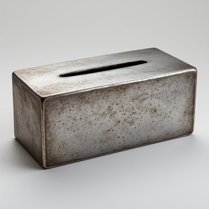 Boîte à mouchoirs en métal moderne faite à la main, conçue pour les maisons élégantes, offrant un artisanat magnifique et une texture douce - Product Image 2