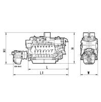 Moteur diesel MTU série 4000 neuf d'origine 12V/16V/20V 8V4000 12V4000 16V4000 20V4000 2340KW 52L pour usage maritime