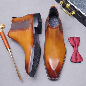 Chaussures de ville en cuir de porc de haute qualité avec revêtement imperméable et semelle intérieure souple pour hommes - Product Image 3