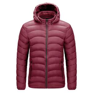 Veste matelassée avec logo personnalisé OEM Manteau d'hiver matelassé alternatif à la mode pour les sports d'extérieur et les uniformes d'équipe - Product Image 1