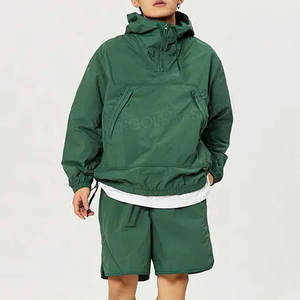 Ensemble de sweat-shirts et shorts coupe-vent respirants sur mesure, vêtements de rue personnalisés en provenance du Pakistan - Product Image 2