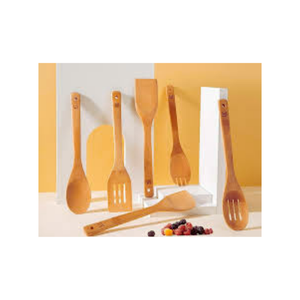 Ensemble d'ustensiles en bois naturel de haute qualité pour la cuisine Emballage personnalisé durable Fabricant du Vietnam - Product Image 6