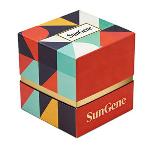 Factory Wholesale Recycled Iridescent Paper Rigid Lid Base Style Cosmetic Box Magnetic Closure Customized Sponge Nail Polish Oil - Product Image 4