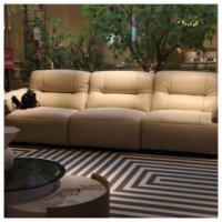 Conjunto de Sofá Seccional Moderno con Sofá Cama para Sala de Estar, Oficina en Casa, Villa, Centro Comercial, Diseño Confortable