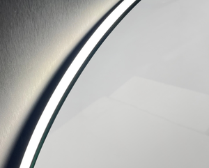 Espejo Inteligente <span class=keywords><strong>LED</strong></span> con Tira <span class=keywords><strong>de</strong></span> Luz Oculta Sin Marco <span class=keywords><strong>para</strong></span> <span class=keywords><strong>Baño</strong></span> <span class=keywords><strong>de</strong></span> Hotel, Diseño Minimalista <span class=keywords><strong>de</strong></span> Lujo - Product Image 6