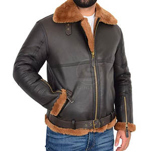 Veste en cuir de vachette respirante et légère pour homme, en peau de mouton, décontractée, écologique, avec logo frontal, haute qualité, prix avantageux - Product Image 6