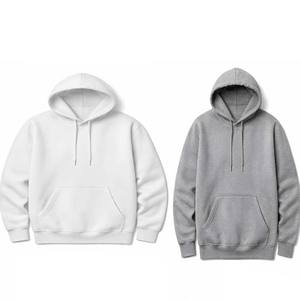 เสื้อฮู้ดดี้ผู้ชายสไตล์ลำลองสำหรับฤดูหนาว ดีไซน์ใหม่ ผ้าฝ้ายฟลีซ 100% ซิปครึ่งตัว แบบเรียบ สีพื้น ระบายอากาศได้ดี คุณภาพพรีเมียม - Product Image 5