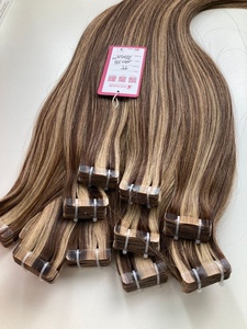 PRECIO DE FÁBRICA PARA CINTA EN CABELLO 22 PULGADAS RECTA CON COLOR MEZCLA 1A Y 5Q COLOR MARRÓN Y MARRÓN CLARO PARA TODOS LOS CLIENTES - Product Image 4