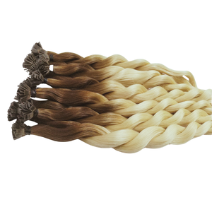Extensiones de cabello ombre con punta plana, cabello humano Remy 100% doble y simple capilaridad. - Product Image 6