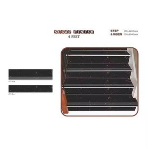 Premium Glazed Vitrified Porcelain <b>Step</b> Riser Tiles 120x30cm 120x20cm 11mm Anti Slip Stairs Ceramic Floor Tile - Product Image 6