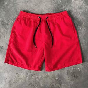 Shorts en toile décontractés pour hommes, taille mi-haute, motif uni, vêtements de sport d'été, séchage rapide, haute qualité, service OEM - Product Image 3