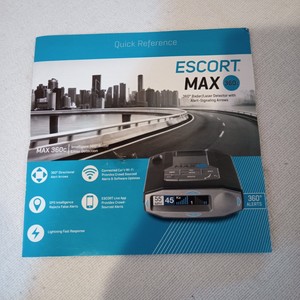 Nuevo Detector de Radar Láser Escort MAX 360C con Soporte, Fuente de Alimentación, Bolsa, Buen Estado, LECTURO - Product Image 4