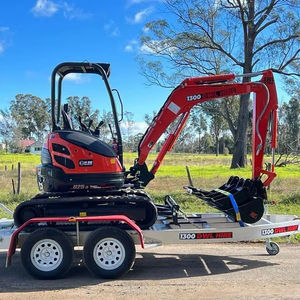 Meilleure offre pour mini-excavatrice sur chenilles U25 avec une forte performance de creusement, moteur, pompe et boîte de vitesses pour l'aménagement paysager - Product Image 1