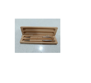 Fournisseur en gros porte-stylo en bois 100% vapeur naturelle porte-stylo en bois de hêtre organisateur de bureau décorer article - Product Image 2