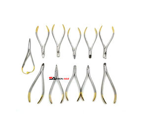 Dental Orthodontic <b>Pliers</b> Instrument Kit Stainless Steel Ortho Tooth Extracting Forceps <b>Set</b> by Sign-Age Surgical - Product Image 3