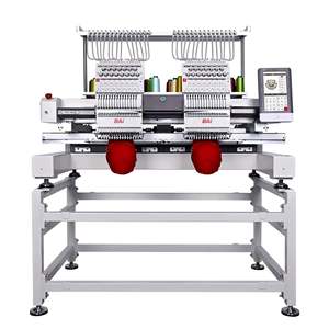 Factory Limited Discount VISION Two-Head 15 <b>Needle</b> Embroidery Machine Hotronix Hat Press Bundle Steel Material - Product Image 3