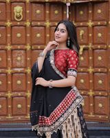 Rayonne pure de qualité supérieure Lehenga Choli avec miroir réel lourd Duptta pour Navaratri spécial vêtements ethniques les plus vendus femmes fille