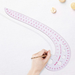 Professionale 9 pezzi Fashion Design Pattern Tools disegno righello su misura cucito righello curva francese - Product Image 3