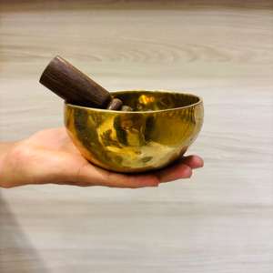 Himalayan Inspired Traditional Bronze Metal Handmade <b>Singing</b> <b>Bowl</b> with Customizable Design for Chakra Healing Sound Bath Therapy - Product Image 2