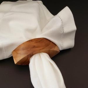 Anillo de Servilleta de Madera Hecho a Mano con Orejas de Conejo, Diseño Natural Minimalista de Pascua, Accesorio de Mesa Ecológico para Decoración del Hogar - Product Image 2