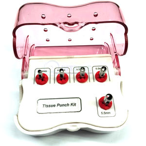 Kit de Punzones Dentales Manuales de Acero Inoxidable, Precio de Fábrica, Instrumentos Quirúrgicos de Precisión para Implantología y Muestreo de Tejidos - Product Image 3