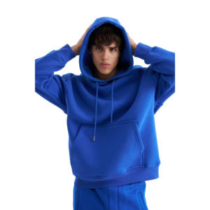 Nuova Collezione Tuta Sportiva da Uomo con Felpa e Pantaloni 380gsm Alta Qualità Prezzo all'Ingrosso <span class=keywords><strong>Tute</strong></span> con Tasche a Marsupio - Product Image 5