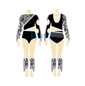Uniformes Majorette personalizados Pretty Girls Fringe Dance Wear Disfraces Dance Majorette Uniformes Fabricante - Product Image 2