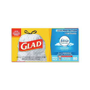 ถุงขยะครัวแบบยาวคุณภาพพรีเมียม Glad ForceFlex สำหรับใช้ในครัวเรือน  แข็งแรง ทนทานต่อการรั่วซึม เกรดส่งออก ขายส่ง - Product Image 5